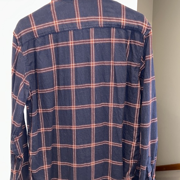Old Navy Red/Blue Long Sleeve Plaid Shirt - Picture 3 of 3
